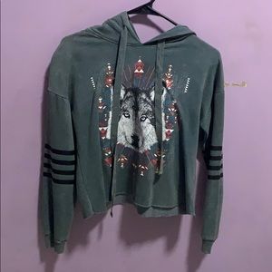 Crop top light sweater